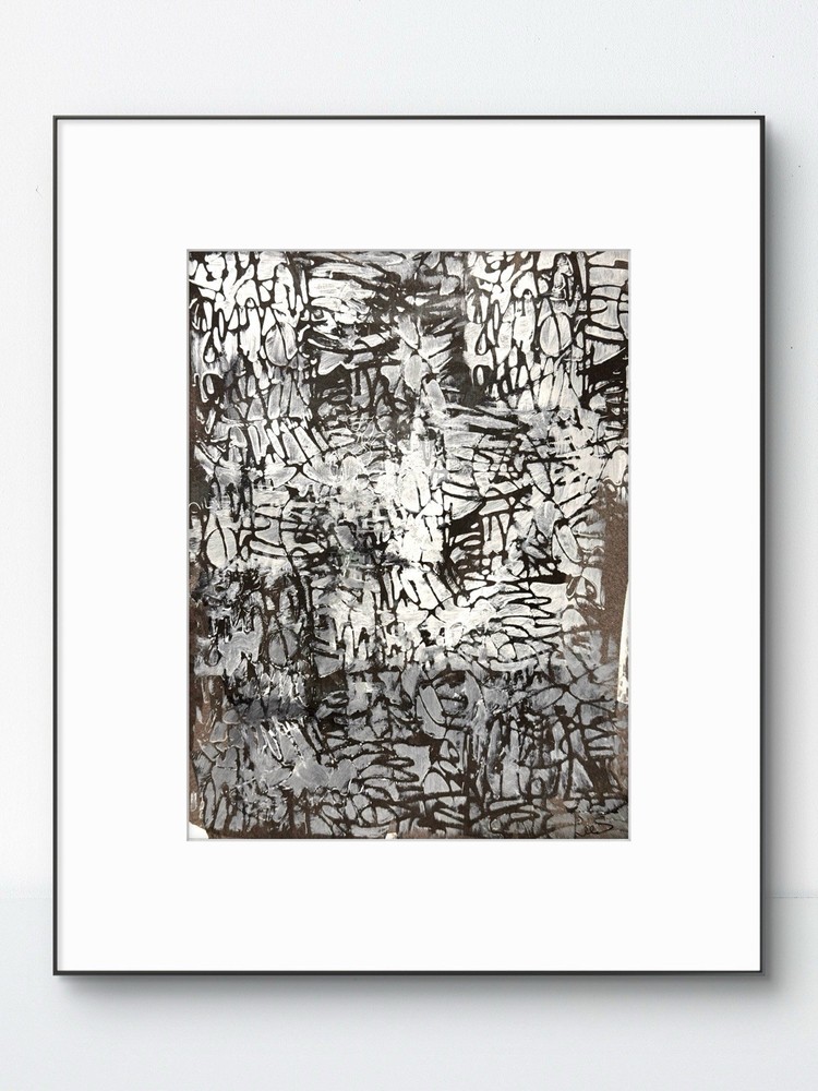 Original Abstract Expressionism 9×12 Muted Colors Handmade Signed Fine Art 17