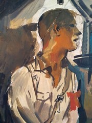 Watercolor Painting Navy Sailor Litvinov O Original Unframed Wall n1225AAA