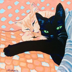 12X12 Custom Pet Portraits, Original Art Painted from Your Pet’s Photograph