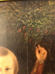 MONUMENTAL ANTIQUE 19th Century FINE PORTRAIT PAINTING OF A BOY, c 1830