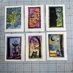 ACEO Original Art Card – Fractal Abstracts – 1K to OK #129
