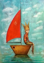 ORIGINAL Oil Painting canvas modern CONTEMPORARY ART surrealism Pronkin 2026 GG