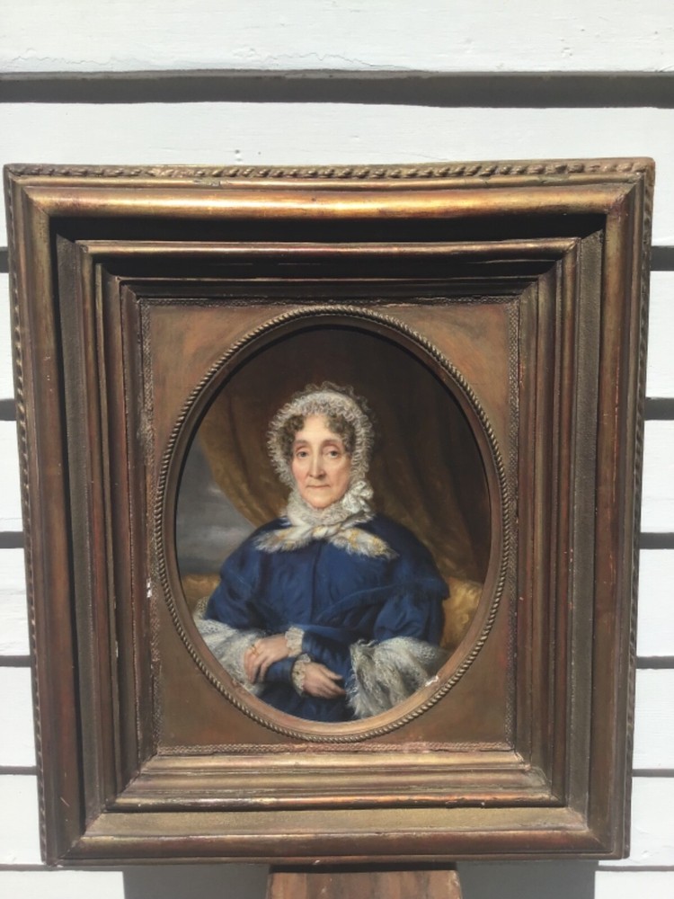 Painting In The Manner Of Sir John Everett Millais Portrait Oil/Wood Panel