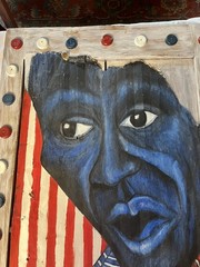 Leadbelly Painting bought from Folk Art Cafe in Los Angeles when they renovated.