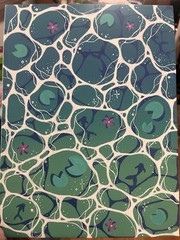 Pond Life, Original Artwork, Acrylic Painting On Canvas, Abstract, Water, Ocean