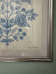 Original Acrylic Painting, Floral, Framed 8”x10” by Sara Jessup (SJessupArt)