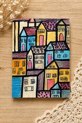 ACEO Original Artwork – mix media-Original Signed Art |2.5*3.5 Inches