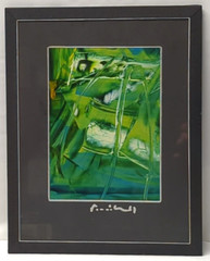 ATELIER PAVLICEK Original Art Work Signed Approximately 8″ x 10″ Under Glass