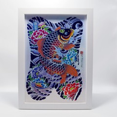 Carp Japan Ukiyo-e Tattoo Art Poster Home Decor Sticker Vintage Wall Painting