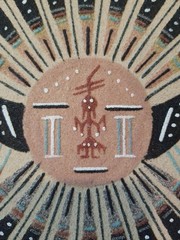 Authentic Navajo Sandpainting The Restoration of Balance in The Universe