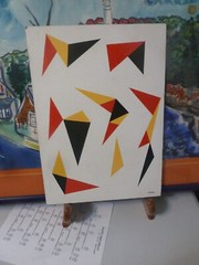 Original Painting on Masonite Attributed to Sandu Darie