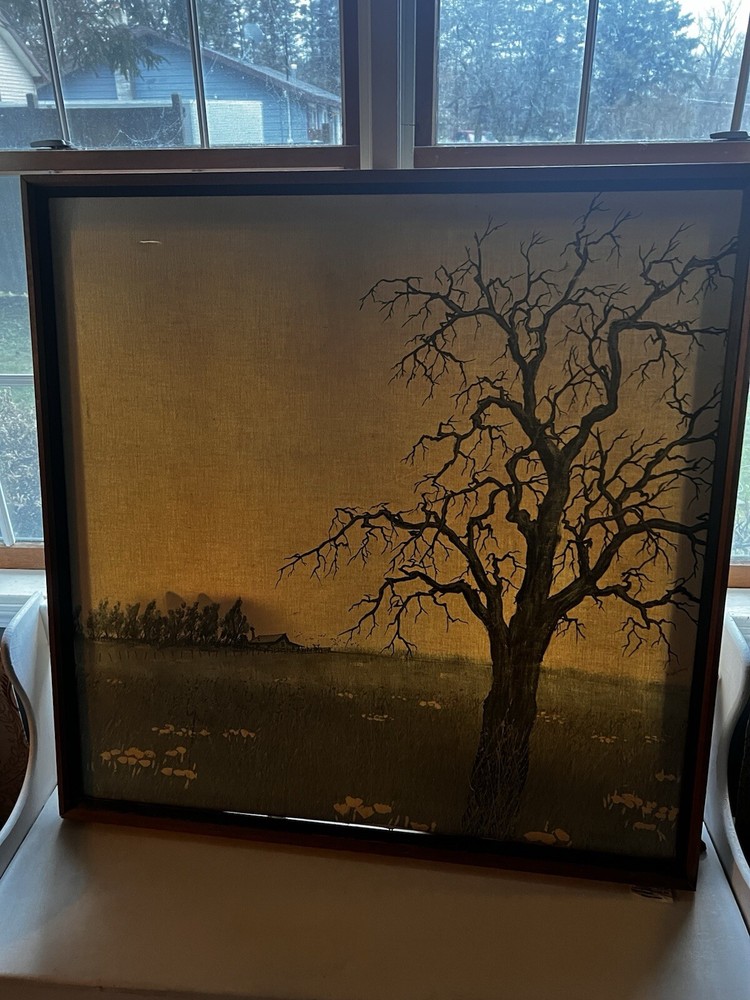 1971 Original Duane Armstrong Framed Oil On Canvas
