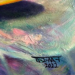 ALAIN DONATE HERNANDEZ „ORIGINAL OIL PAINTING ON CANVAS“ 36″ X 48″CUBAN ART