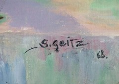 Stephen A Geitz (CA,WI,1892-1972) oil painting 117977