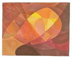 VINTAGE MID CENTURY MODERN ABSTRACT CUBIST EXPRESSIONISM OIL PAINTING++