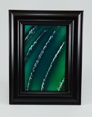 Framed Original Artwork of Green Grass Signed by artist Jason Girard.