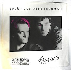 WANG CHUNG MOSAIC LP HAND COLORED W/MAGIC MARKER BY FRAMOUS, 1986