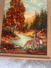 3D Lithuania Autumn 9”x13” Painting