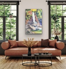 watercolor paintings original framed artwork