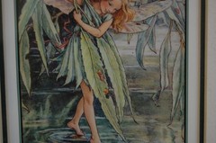 FRAMED VINTAGE 1990’S CICELY MARY BARKER FAIRY FLOWER SERIES: THE WILLOW FAIRY