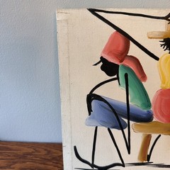 Jamaican painting Wedding Art Signed By Original Artist Vibrant Caribbean style