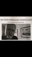 Original Rare Golfing Watercolor By Ken Hayes Paper Size 11”x15”