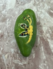 “Butterfly” Hand Painted Rock With Acrylic /Stone Art/ Home Decor/ Gift Ideas