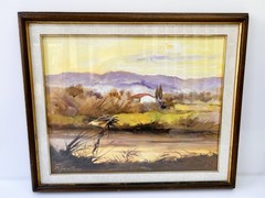 Luigi pignataro vintage 70s oil painting for measurements see photos.