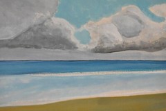 Dick Sauer watercolor HOLLYWOOD BEACH