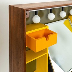 Alexander Girard & George Nelson Inc/Irving Harper Wall Mounted Vanity, Model 10
