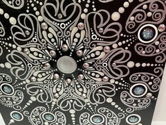 8” x 8” Silver Mandala Board – By JaDeL