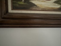 Brenner Oil Painting on Canvas of Pastoral Landscape H3