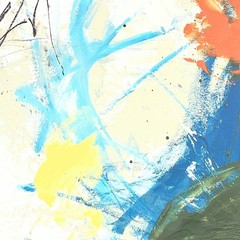 Original Mixed Media Abstract Modern Art Painting 18×24 „Volation“ Signed