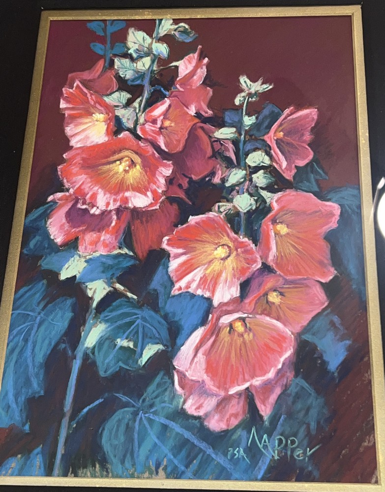 Steven Napper pastels art Picture of rose of charon West Texas PSA Studio #32