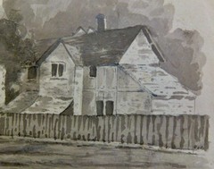 Fanny Milton 1832 Watercolor „In Hyde Park“ Signed, Titled And Dated In Pencil