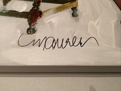 Sid Maurer Signed Marilyn Monroe Mixed Media Hand Embellished Giclee 20×30 White
