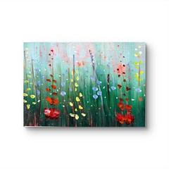 Gerard 5×7 in- Abstract Expressionist Original Painting Paper Floral
