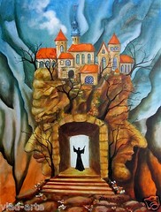 ORIGINAL Painting Oil canvas surrealism modern ART by Pronkin 2014