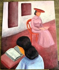 Helen Feyler-Switz (1925-2006) – Rare Beautiful Painting – Signed – Please Read