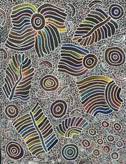 Jedda Purvis Kngwarrreye 💕Aboriginal Art 90cm X 70cm COA Supplied. JP16J-B