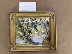 Christopher Willett Oil on Board – Afternoon still Delaware River New Hope PA