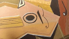 Beautiful Cubist cubism painting modernism composition signed 920s