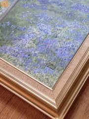 Fabulous Bluebonnet Oil Painting-“Dont Mess w Texas”-Hill Country Landscape