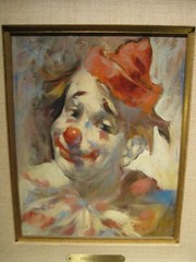 Magnificent Signed Julian Ritter Original Clown Oil Painting