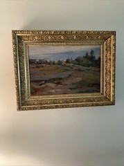 Lesley (Elizabeth) Jackson 1899 American Impressionist Landscape Oil Painting