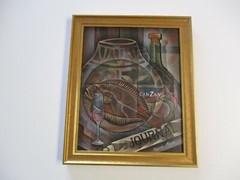 RICARDO MAYA AUTHENTIC ORIGINAL PAINTING STILL LIFE STILL LIFE ABSTRACT CUBISM