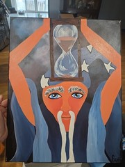Folk Art Painting 20″ x 16″