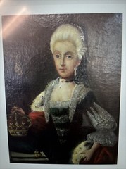 Pair Of 18th Century French Portraits Of Noble Couple Antique Oil on Canvas