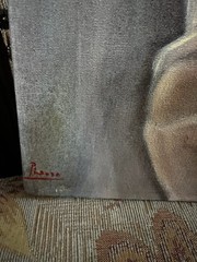 pablo picasso signed stamped oil painting