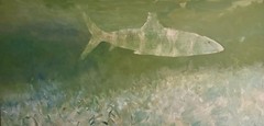 Hunting The Shallows – Bonefish Hunt 24 X 48 Acrylic